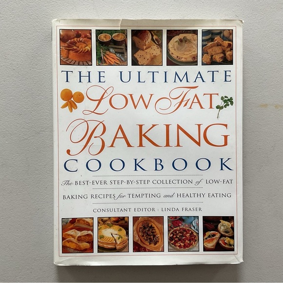 The Ultimate Low Fat Baking Cookbook Hardcover Cookbook - Picture 1 of 6